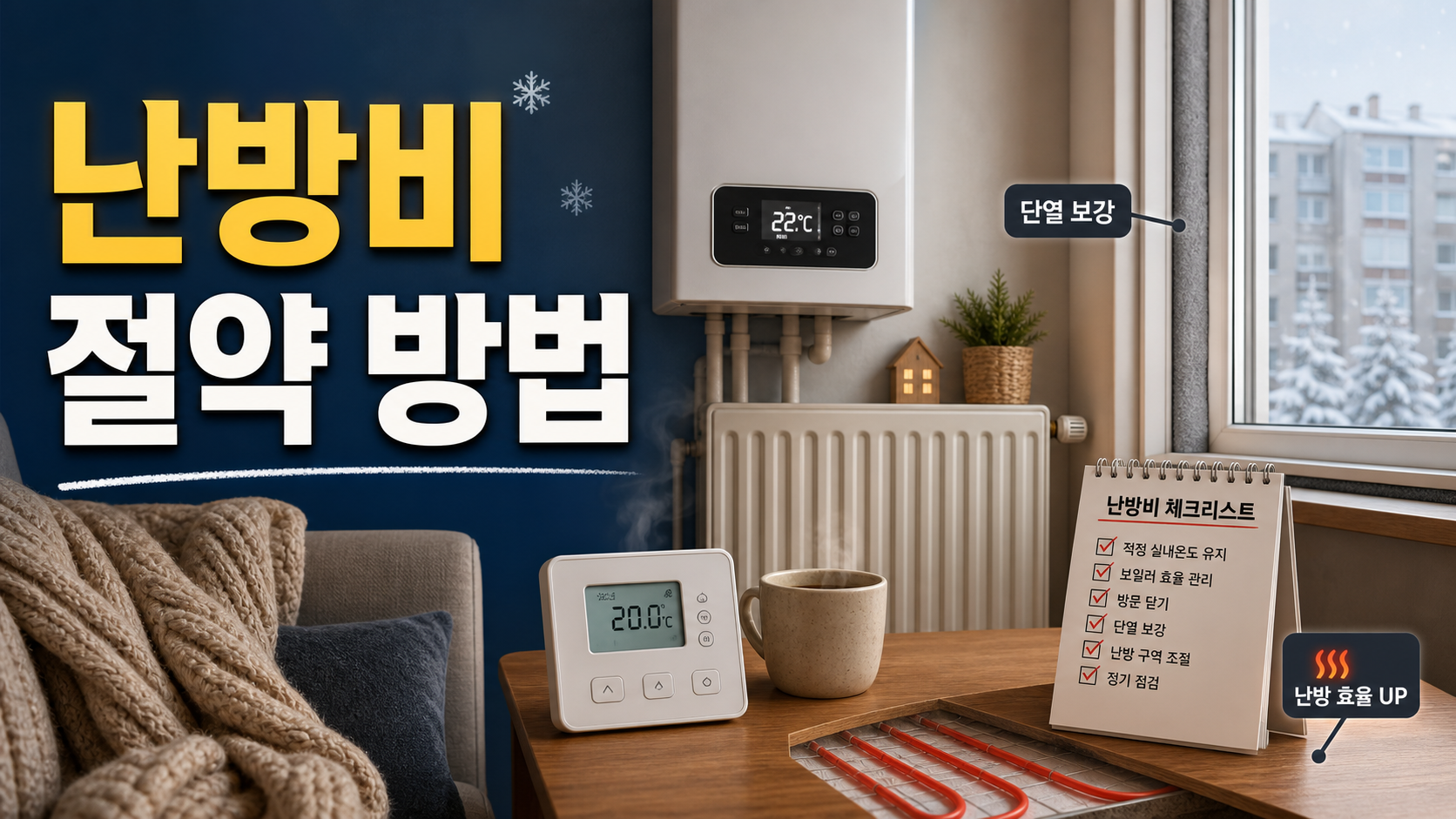 난방비 폭탄 막는 꿀팁: 겨울철 관리비 확 줄이는 실전 가이드 관련 이미지 1