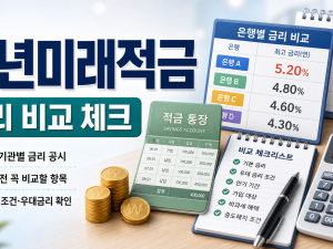 청년미래적금 취급기관별 금리 공시, 신청 전 은행별로 꼭 비교할 항목 관련 이미지 1