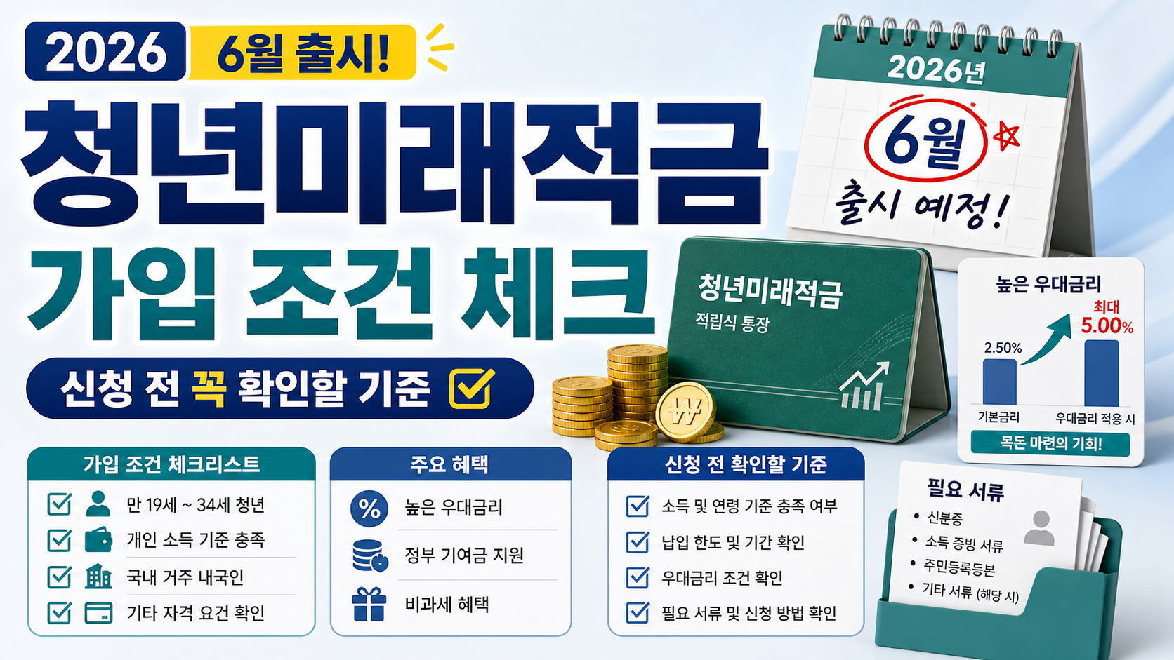 2026 청년미래적금 6월 출시 가입 조건, 신청 전 꼭 확인할 기준 관련 이미지 1