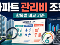 아파트 관리비 조회: K-apt 항목과 비교 기준 관련 이미지 1