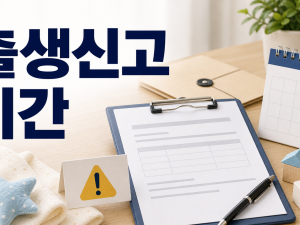 출생신고 기간 및 지연 과태료 기준과 구비 서류 정리 관련 이미지 1