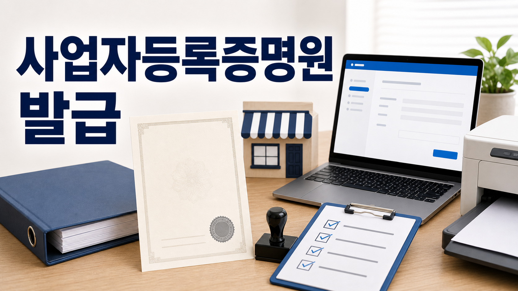 사업자등록증명원 발급 방법과 홈택스 신청 요령 정리 관련 이미지 1