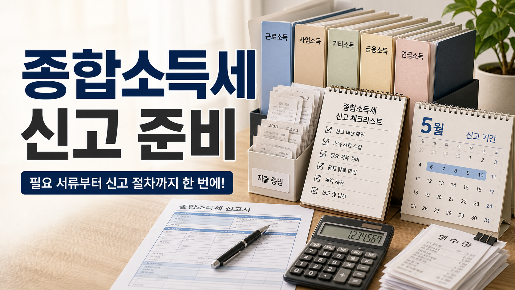 종합소득세, 미리 챙겨야 할 필수 서류 완벽 정리! 관련 이미지 1