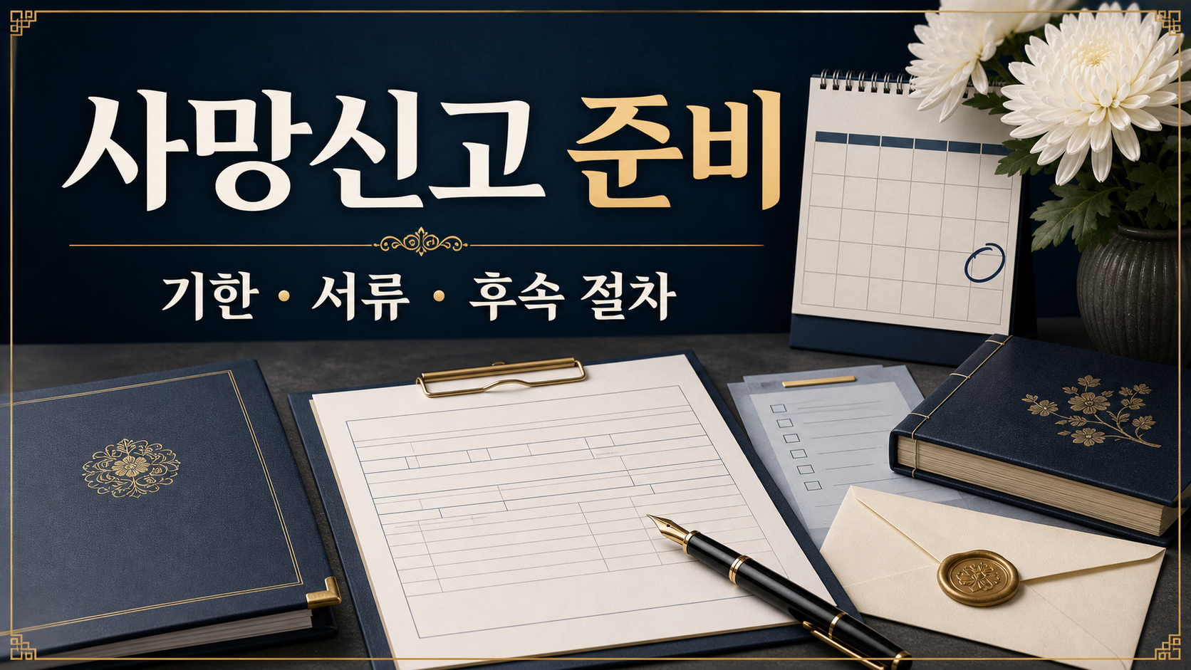사망신고 기한·필요서류와 장례 후 행정절차 순서 관련 이미지 1