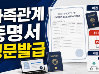 가족관계증명서 영문발급 여권 영문명 확인법 관련 이미지 1