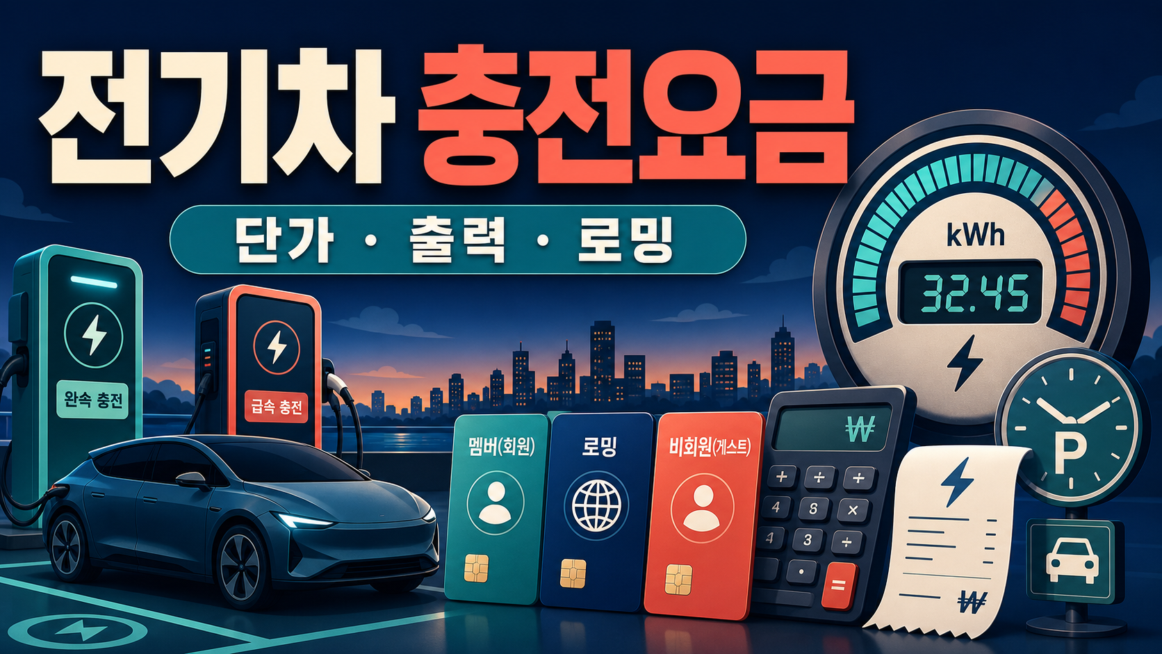 전기차 충전요금 비교할 때 보는 단위와 할인 관련 이미지 1