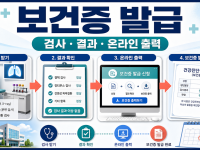 보건증 발급 검사부터 온라인 출력까지 관련 이미지 1