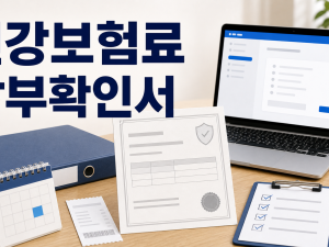 건강보험료 납부확인서 발급 방법과 용도별 조회 정리 관련 이미지 1