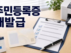 주민등록증 재발급 신청 방법과 사진 규격 정리 관련 이미지 1