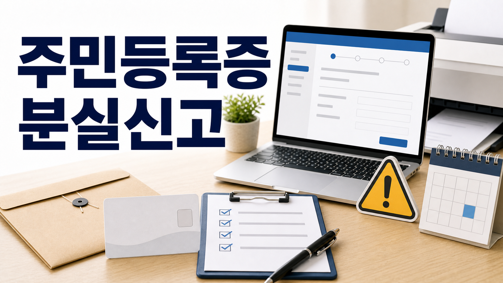 주민등록증 분실신고 방법과 정부24 재발급 정리 관련 이미지 1