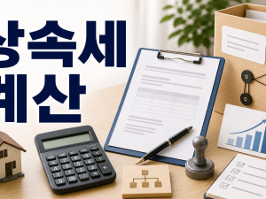 상속세 세율 및 계산 방법과 일괄공제 한도 정리 관련 이미지 1