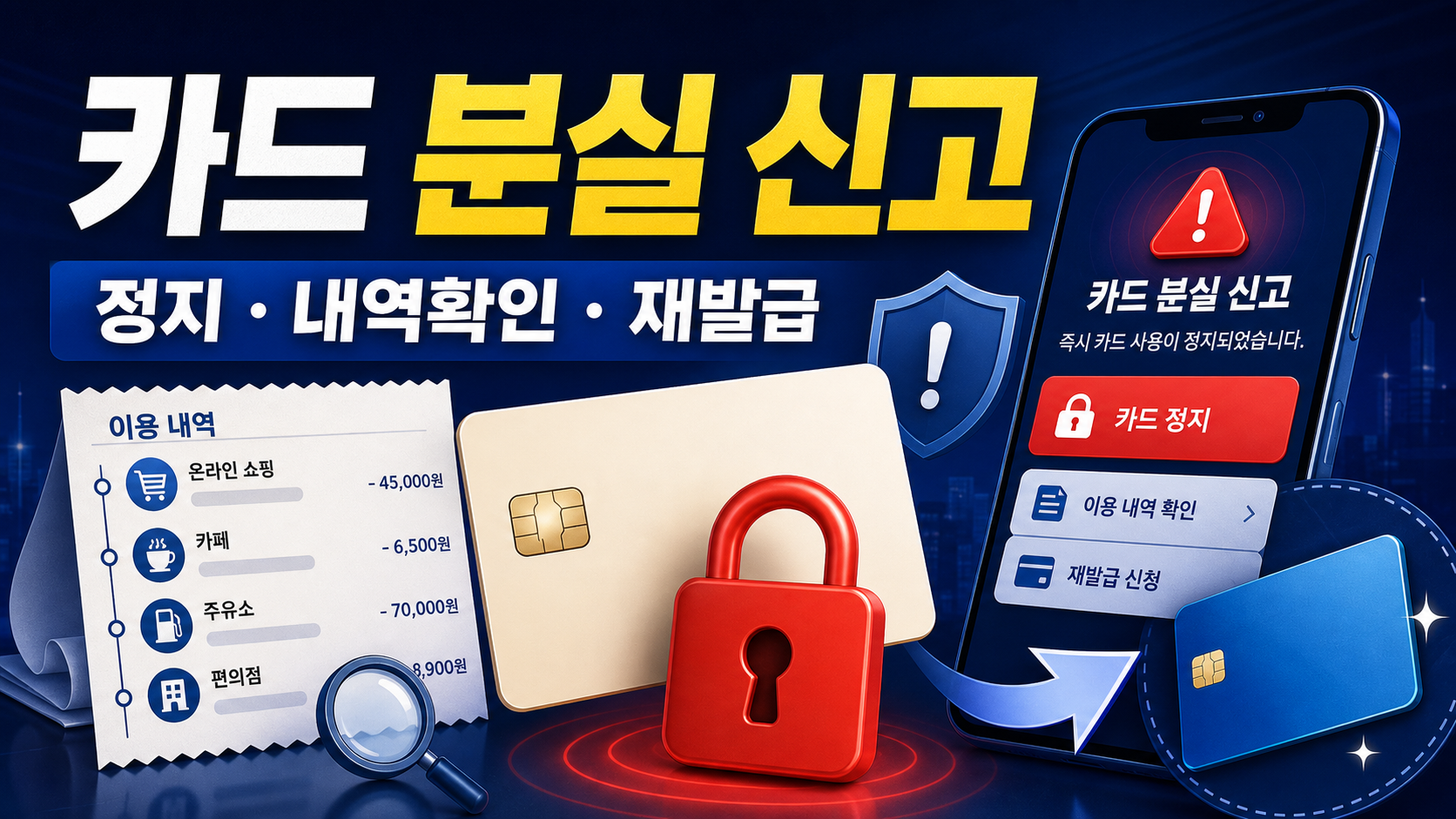 카드 분실 신고 직후 해야 할 정지와 내역 확인 관련 이미지 1