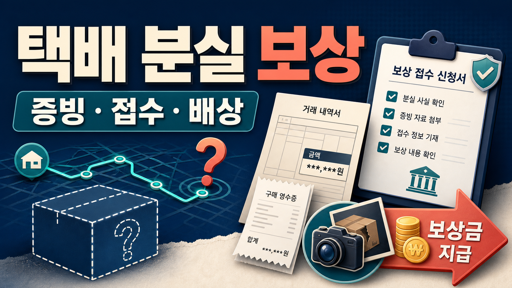 택배 분실 보상 요청 전 증빙과 접수 순서 관련 이미지 1
