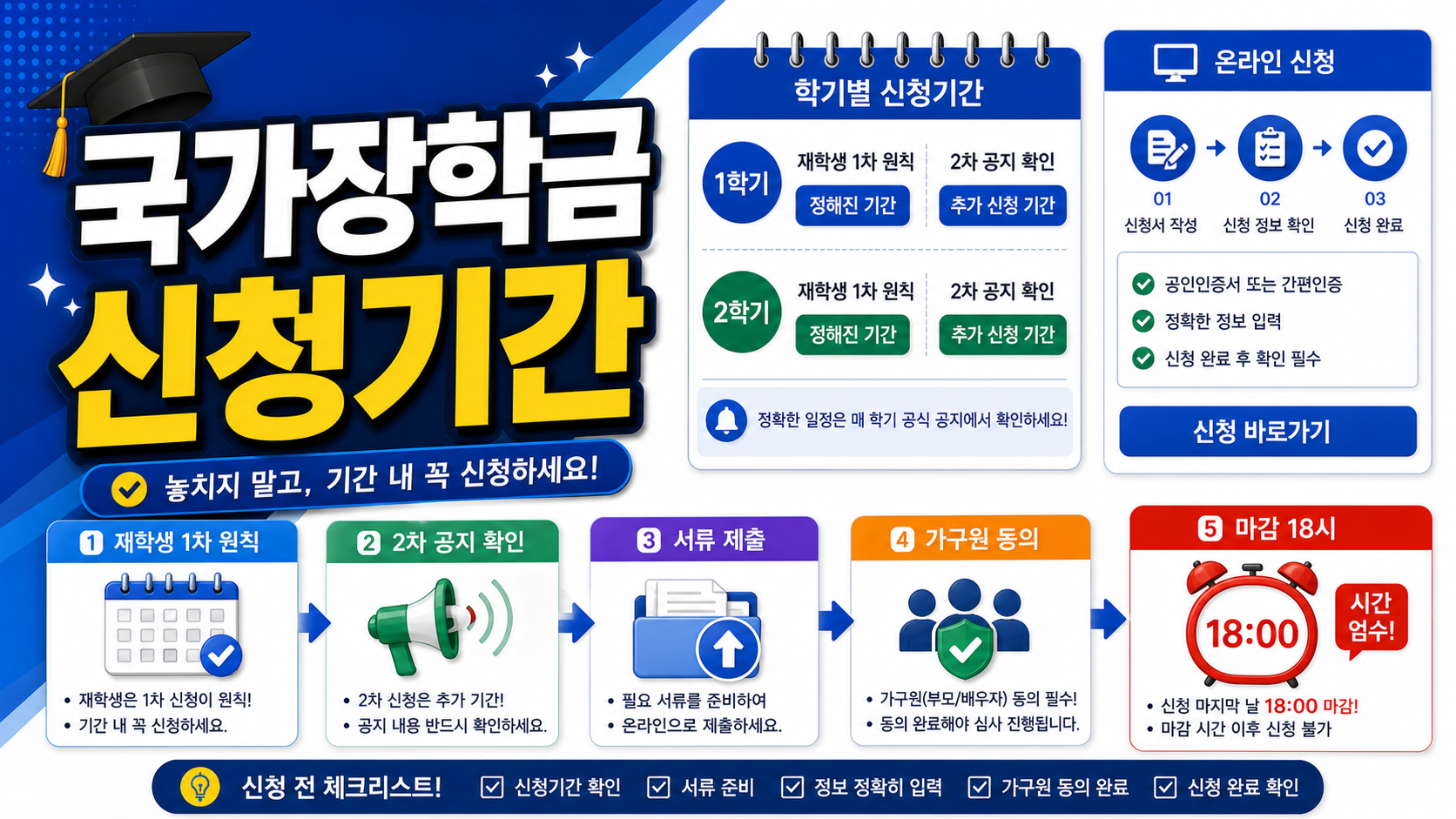 국가장학금 신청기간 2026년 2학기 확인 순서 관련 이미지 1