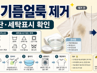 옷 기름얼룩 제거 원단별 전처리 순서 관련 이미지 1