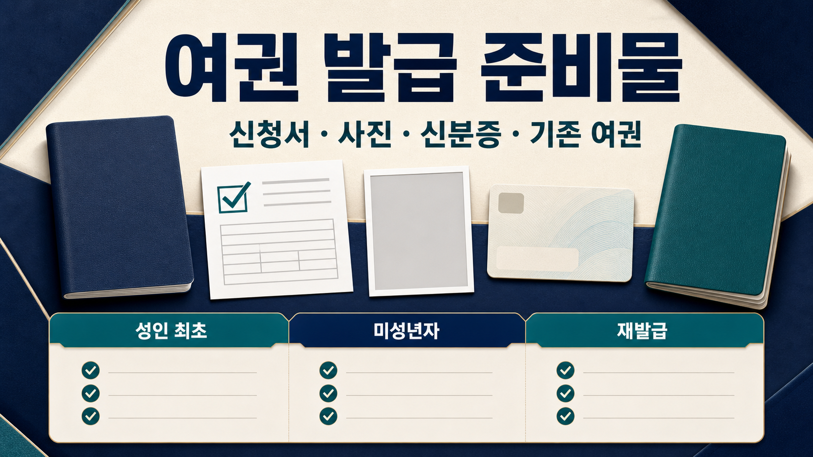 여권 발급 준비물 총정리 - 성인 최초·미성년자·재발급 체크리스트 관련 이미지 1