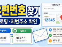 우편번호 찾기 도로명·지번주소 확인법 관련 이미지 1