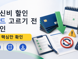 통신비 할인 카드 고르기 전 확인할 기준 정리 관련 이미지 1