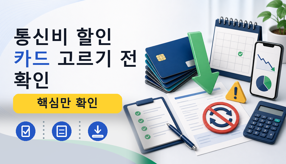 통신비 할인 카드 고르기 전 확인할 기준 정리 관련 이미지 1