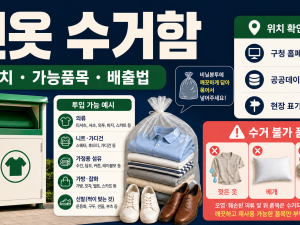 헌옷 수거함 위치와 넣어도 되는 품목 확인법 관련 이미지 1