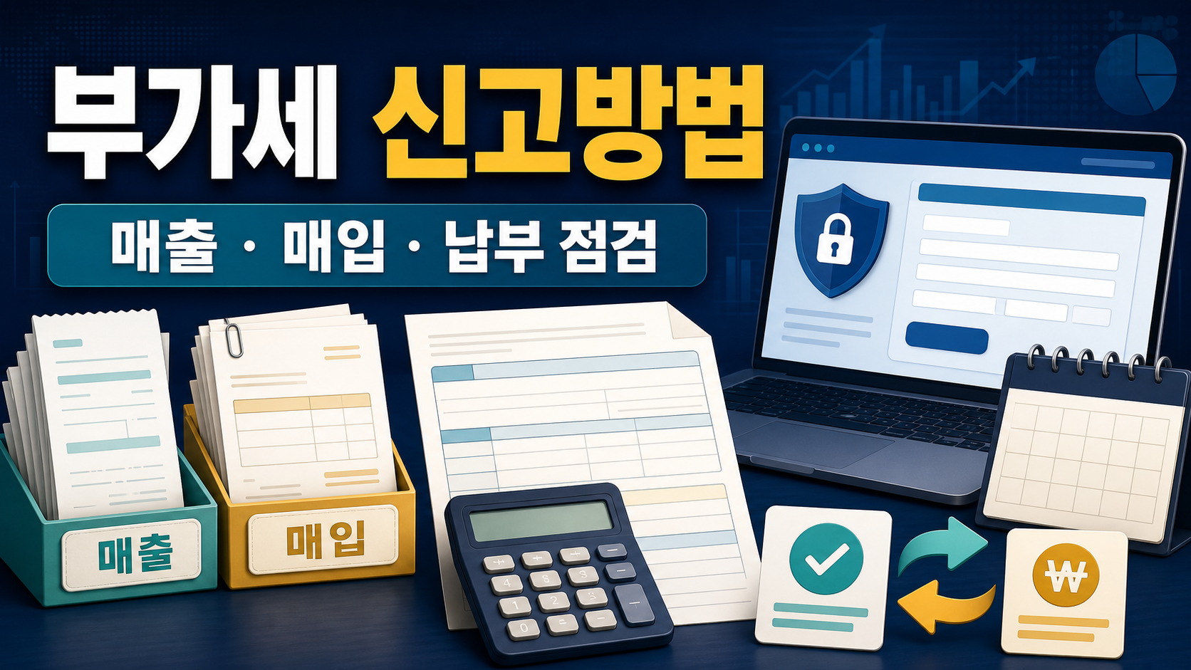 부가세 신고방법 홈택스 순서와 매출·매입 점검 관련 이미지 1