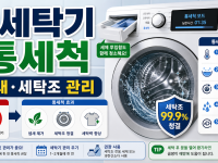세탁기 통세척 냄새 잡는 세탁조 관리 순서 관련 이미지 1