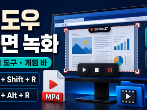 윈도우 화면 녹화 방법 - 캡처 도구·게임 바 단축키와 저장 위치 관련 이미지 1