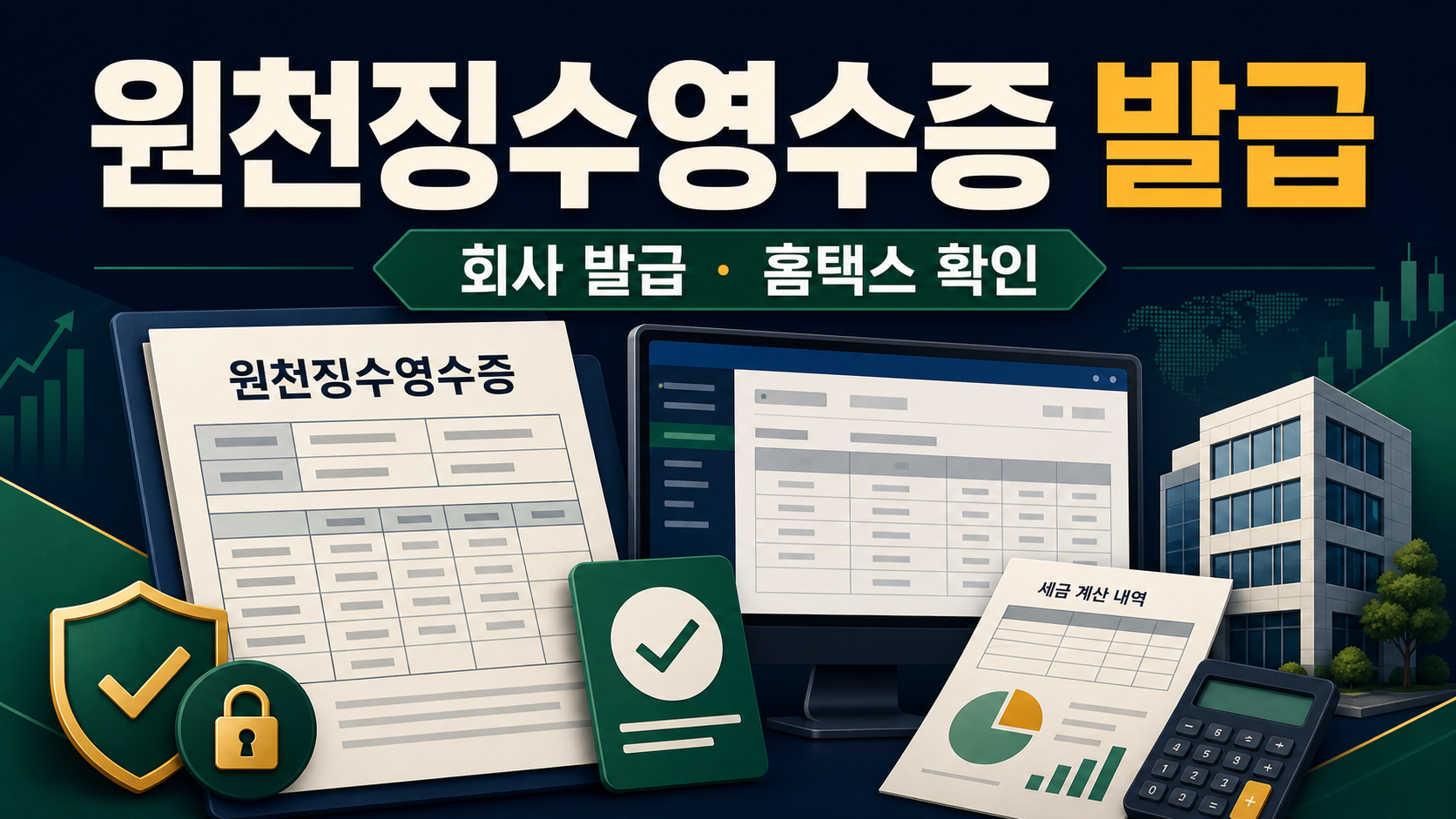 원천징수영수증 발급 - 홈택스에서 근로소득 내역 확인 관련 이미지 1