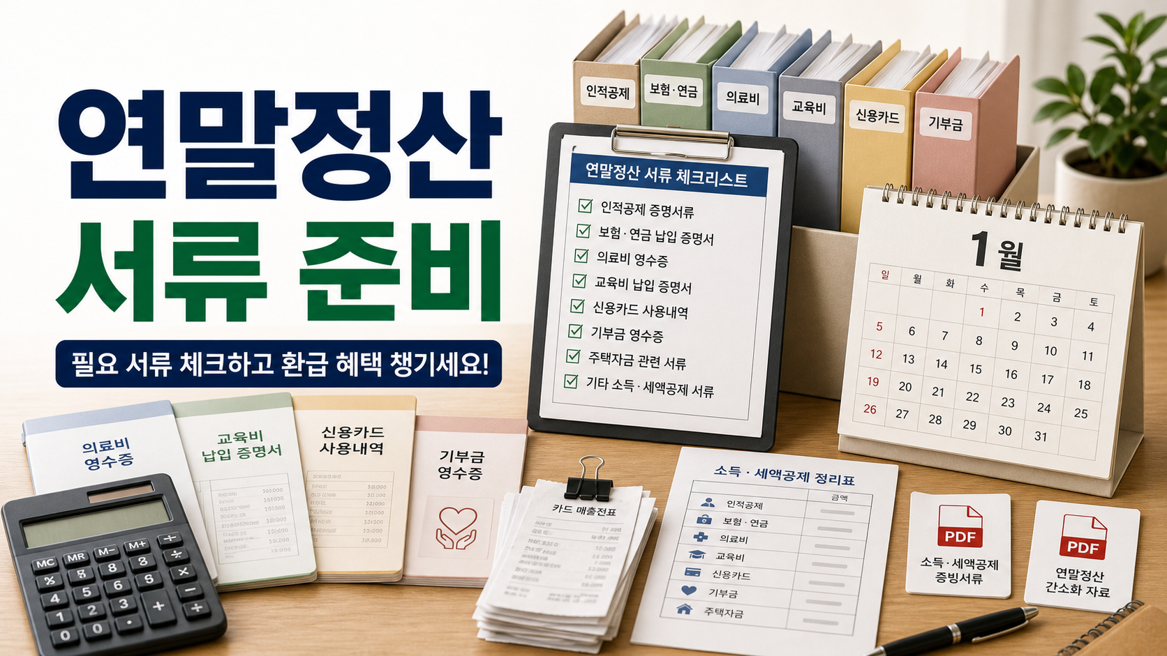 연말정산 서류 준비와 직장인이 먼저 챙길 목록 정리 관련 이미지 1