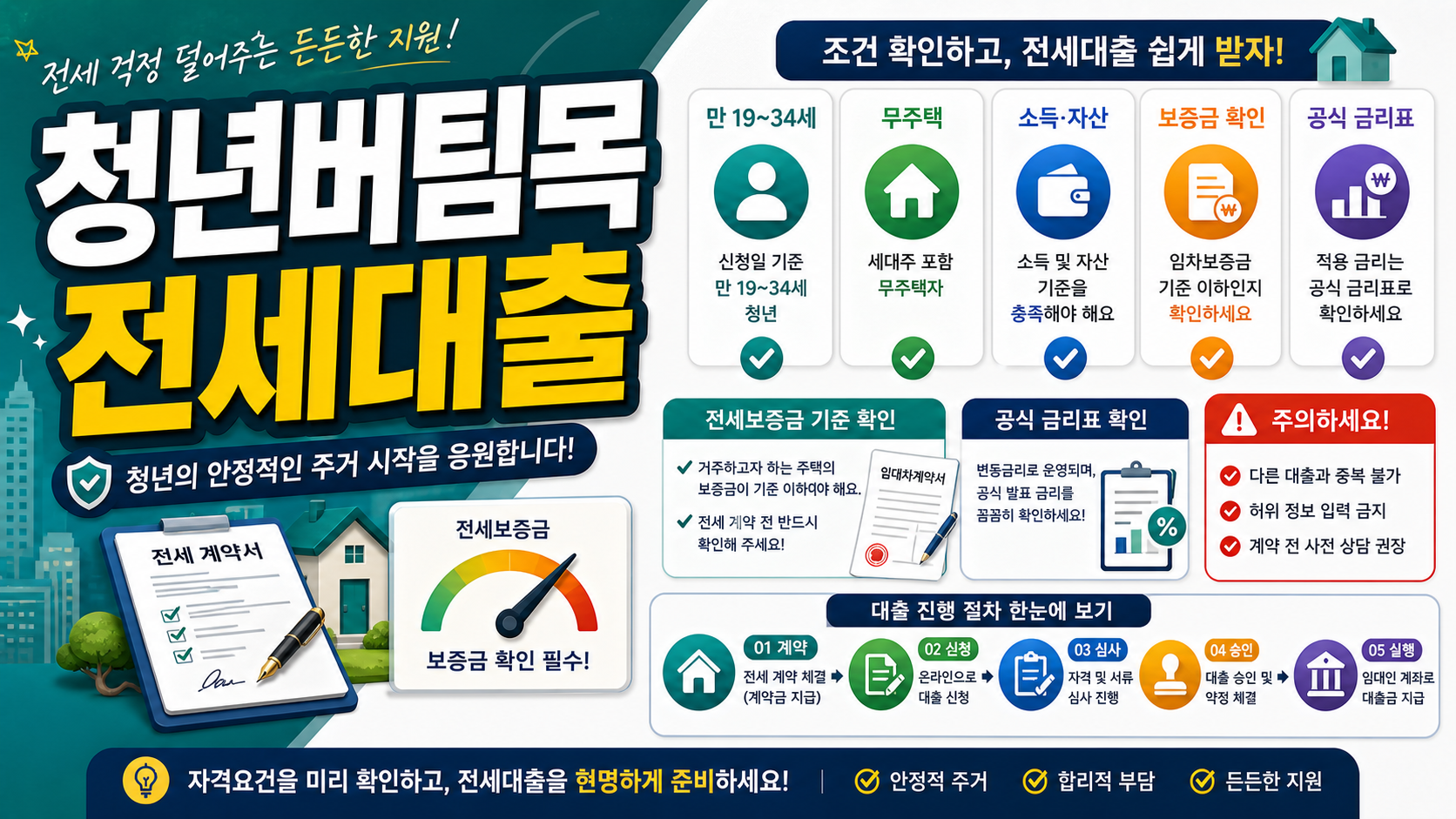 청년버팀목전세대출 조건 계약 전 확인할 것 관련 이미지 1