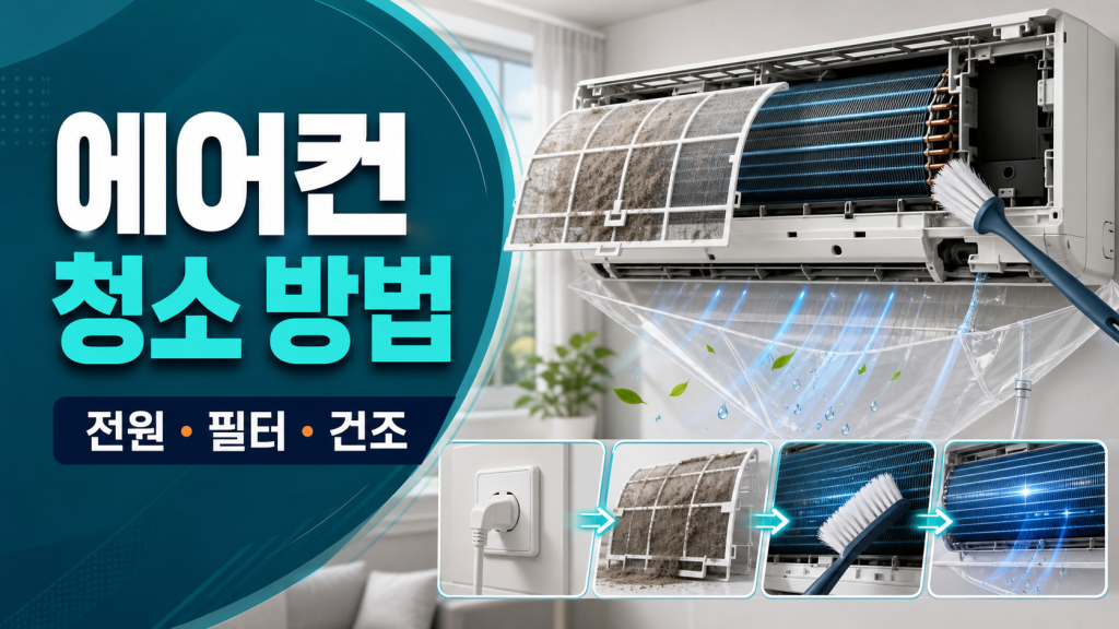에어컨 청소 방법: 필터부터 전문점검 기준까지 관련 이미지 1