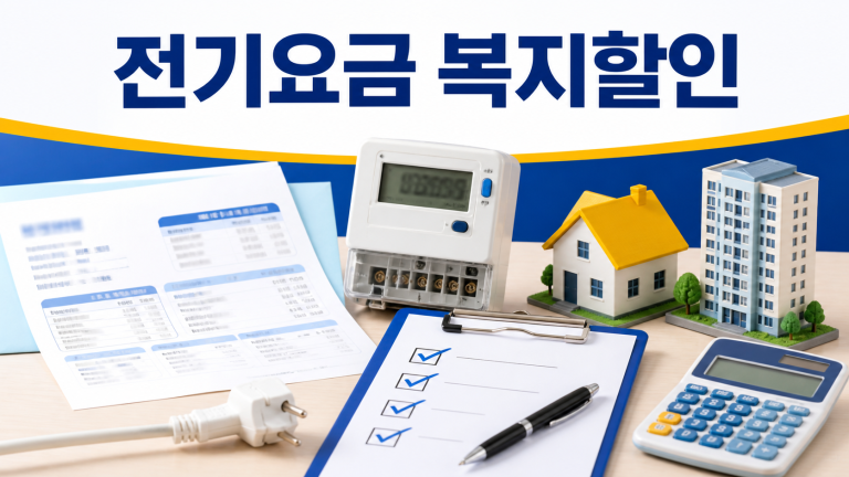전기요금 복지할인 신청: 대상·할인 한도·이사 후 재확인 관련 이미지 1