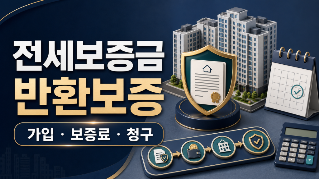 전세보증금 반환보증: 가입조건·보증료·사고 대응 관련 이미지 1