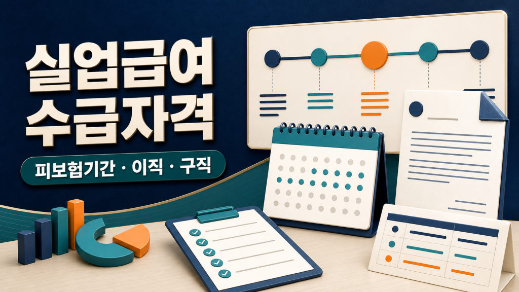 실업급여 수급자격: 180일·이직사유·구직활동 확인 관련 이미지 1
